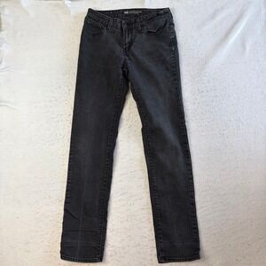 Levi's Slight Curve Slim Jeans Womens 6/28 Black Mid Rise
